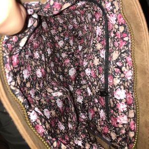 Over the shoulder brown purse